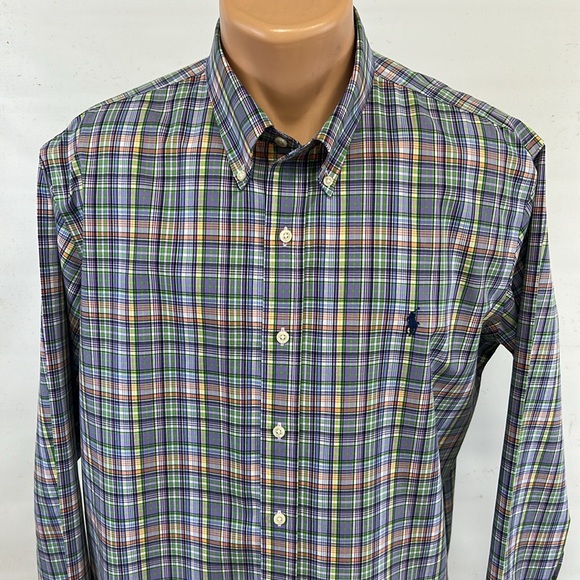 Ralph Lauren long sleeve button down collar shirt.  XL - Picture 2 of 7